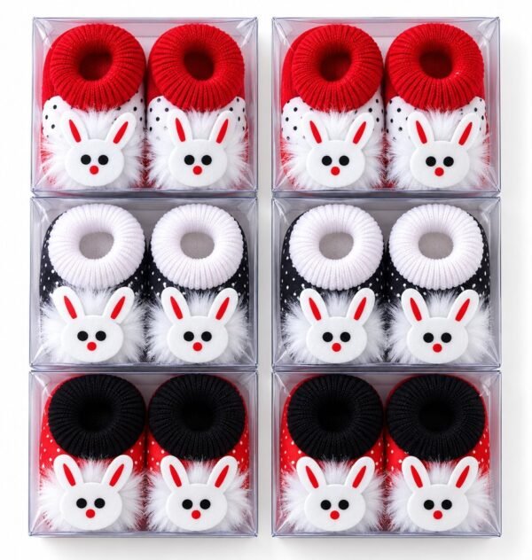 Baby bunny booties - 3 colours