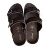 Paragon men brown buckle sandal 650010
