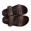 Paragon men brown buckle sandal 650010